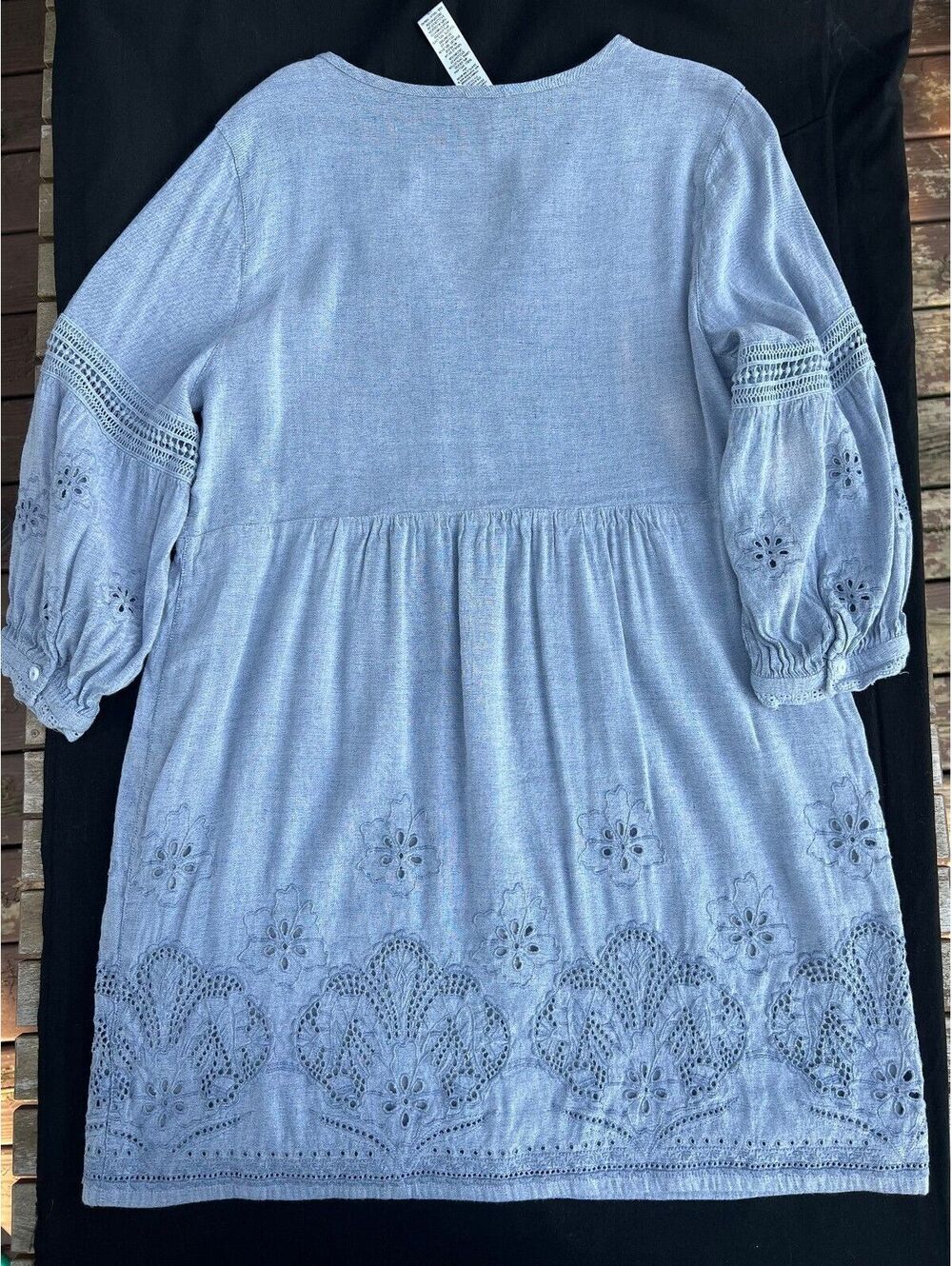 Tommy Bahamas Blue embroidered dress - Picture 8 of 9